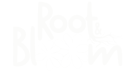 Root & Bloom Logo - Hannah Viner 2025